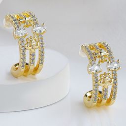 Rubans Circular Hoop Earrings-image-21