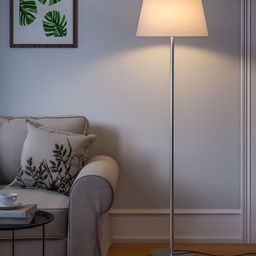 Divine Trends Steel Finish Floor Lamp With Shade image 3