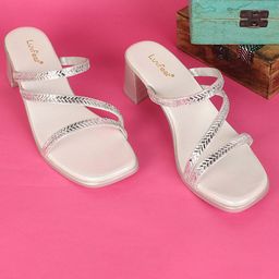 Luvfeet Embellished Block Heel Sandals-image-6