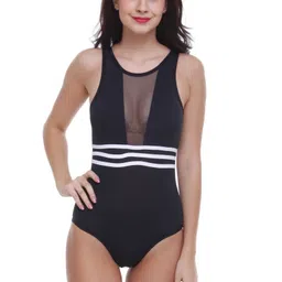 new blue eyes Women Round Neck Baby Doll with High-Low-image-93