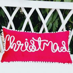 THROWPILLOW Red & White Embellished Velvet Square Cushion Covers-image-52
