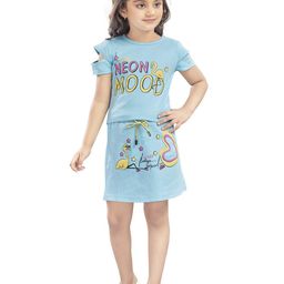 Lei-Chie Girls Printed Top with Skirt-picture-18