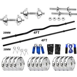 YMD Set Of 31 Rods & Plates Home Gym Combo-31