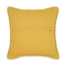 Fabindia Yellow & White Geometric Square Cushion Covers-image-66