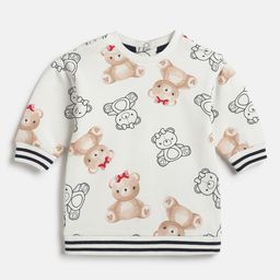 Chicco Girls Animal Print Puff Sleeves T-shirt Dress-image-45
