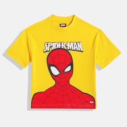 Allen Solly Junior Boys Spider Man Printed Pure Cotton T-shirt-picture-6