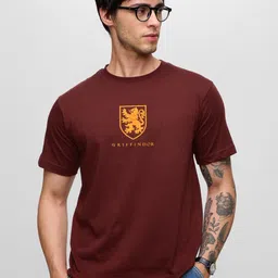The Souled Store Men Graphic Printed Round Neck Cotton T-shirt-image-25