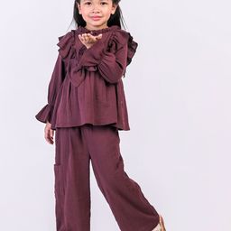 Nature Nook Kids Girls Top with Trousers-image-56