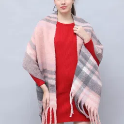 ELLIS Unisex Checked Acrylic Mufflers-image-28
