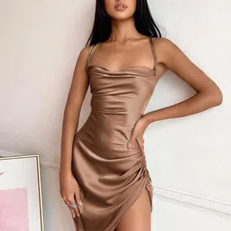 StyleCast Shoulder Straps Bodycon Dress-image-68