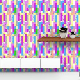 ArtzFolio Printed UV-Resistant Anti-Bacterial Watercolour Geometric PatternPeel & Stick Wallpaper-image-53