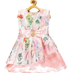 YOUNG BIRDS Girls Floral Print Fit & Flare Dress-image-63