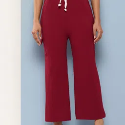 CORSICA Women Solid Comfort Straight Fit Mid-Rise Flat-Front Parallel Trousers-image-38