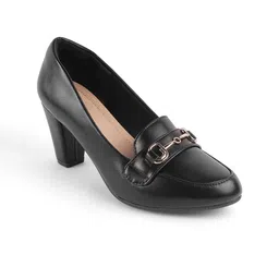 Tresmode Work Slim Heeled Pumps with Buckles-image-22