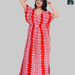 PR PINK ROYAL Printed Maxi Nightdress-picture-29