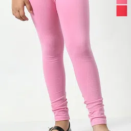KAYU Girls Pack Of 3 Churidar Length Leggings-picture-43