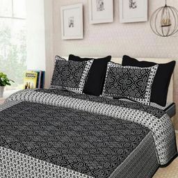 E Elma Unisex Black Bedsheets-image-83
