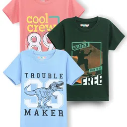 RASPY Boys 3 Printed Pure Cotton T-shirt-picture-10