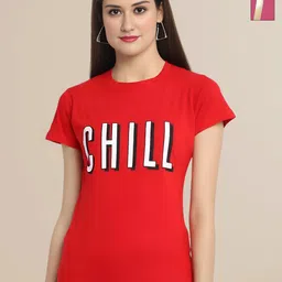 Mast & Harbour Women Typography 2 Printed Applique T-shirt-picture-15