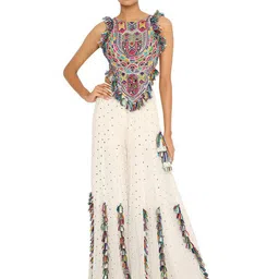 Payal Singhal Embroidered Top & Saharara Co-Ords-picture-18