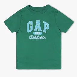 GAP Kids Boys Brand Logo Printed Pure Cotton T-Shirt-image-72