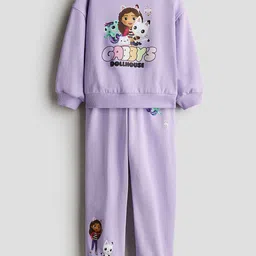 H&M Girls 2-Piece Printed Sweatshirt Set-image-30