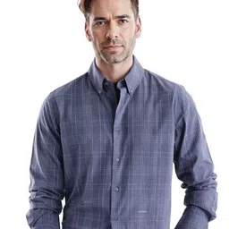 RARE RABBIT Men Comfort Opaque Checked Casual Shirt-image-80