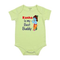 FFLIRTYGO Infants Janmashtami Printed Cotton Round Neck Bodysuit-image-97