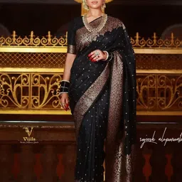 Shriyangan Woven Design Zari Pure Silk Kanjeevaram Saree-picture-25