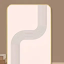 SAF Cream-Coloured & Black 1 Piece Wood Other Wall Paintings-16