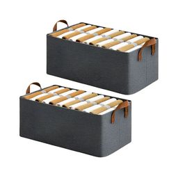 Panchhi Store Grey Set of 2 Reusable Multi-Utility Organisers-20