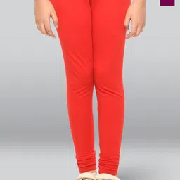 LYRA Girls Pack Of 2 Cotton Ankle-Length Leggings-image-39