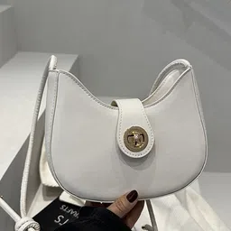 LULU & SKY PU Structured Handheld Bag image 3