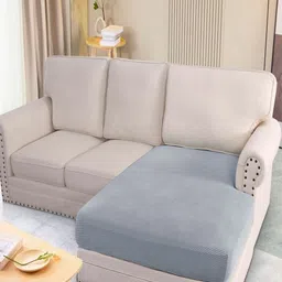 HOKIPO Grey Jacquard Sofa Cover-image-45