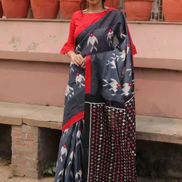 KALINI Ikat Printed Saree-picture-36