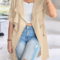 StyleCast x Revolte Women Longline Tailored Jacket-image-34