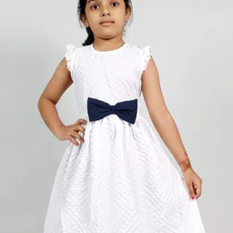 YK Flutter Sleeve Fit & Flare Dress-image-53