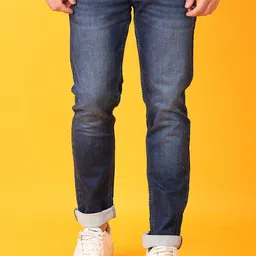 V-Mart Men Slim Fit Light Fade Stretchable Jeans-image-79