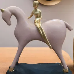 Vrinban International Black Vrinban's Lady Horse Figurine Showpiece-picture-16