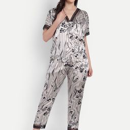 styledose Women Printed Night suit-image-6