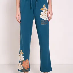 Dreamz by Pantaloons Printed Pure Cotton Straight-Leg Lounge Pant-image-11