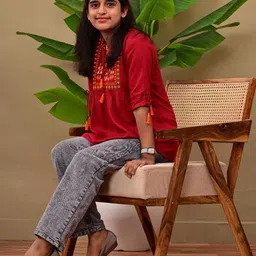 DMP EXPORT Floral Embroidered Cotton Top-picture-22