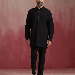 trueBrowns Men Cotton Co-ord set-image-5