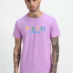 HESHA Typography Printed Round Neck Pure Cotton T-shirt-picture-10