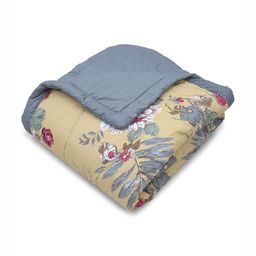 Status Yellow & Grey All Season Reversible Printed 210 GSM Double Bed Comforter image 5