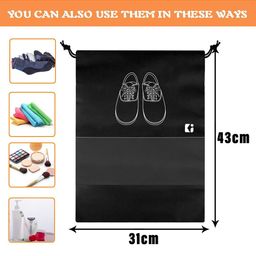 Kuber Industries Pack Of 6 Non-Woven Shoe Cover image 2