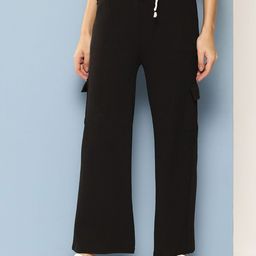 Aarika Girls Solid Relax Fit Mid Rise Regular Trousers-image-14