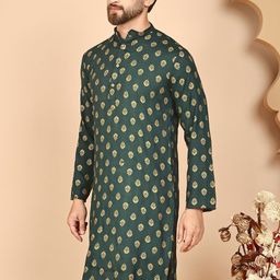 Anouk Rustic Men Ethnic Motifs Printed Kurta image 5