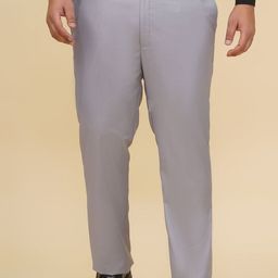 John Pride Men Plus Size Mid-Rise Formal Trousers-picture-31