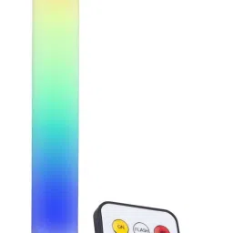 IMMUTABLE RGB LED Light Wand with Remote for Photo & Video Shoot L37 2400 lx Camera LED Light-1